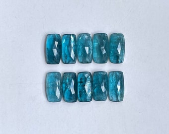 Natural Neon kyanite rosecut gemstone for Jewelry making 10pcs lot
