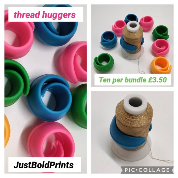 Colourful Thread Huggers Ten per Bundle Green Orange Pink - Etsy