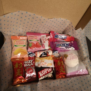 Mystery Mini Asian letterbox snacks - sweets and biscuits