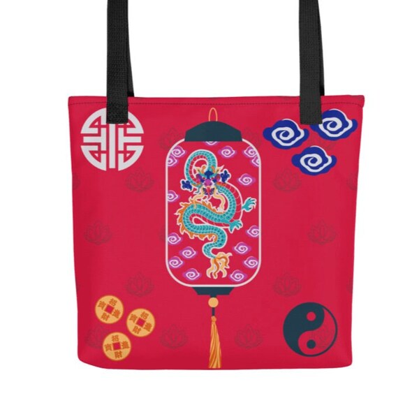 chinese new year tote bag