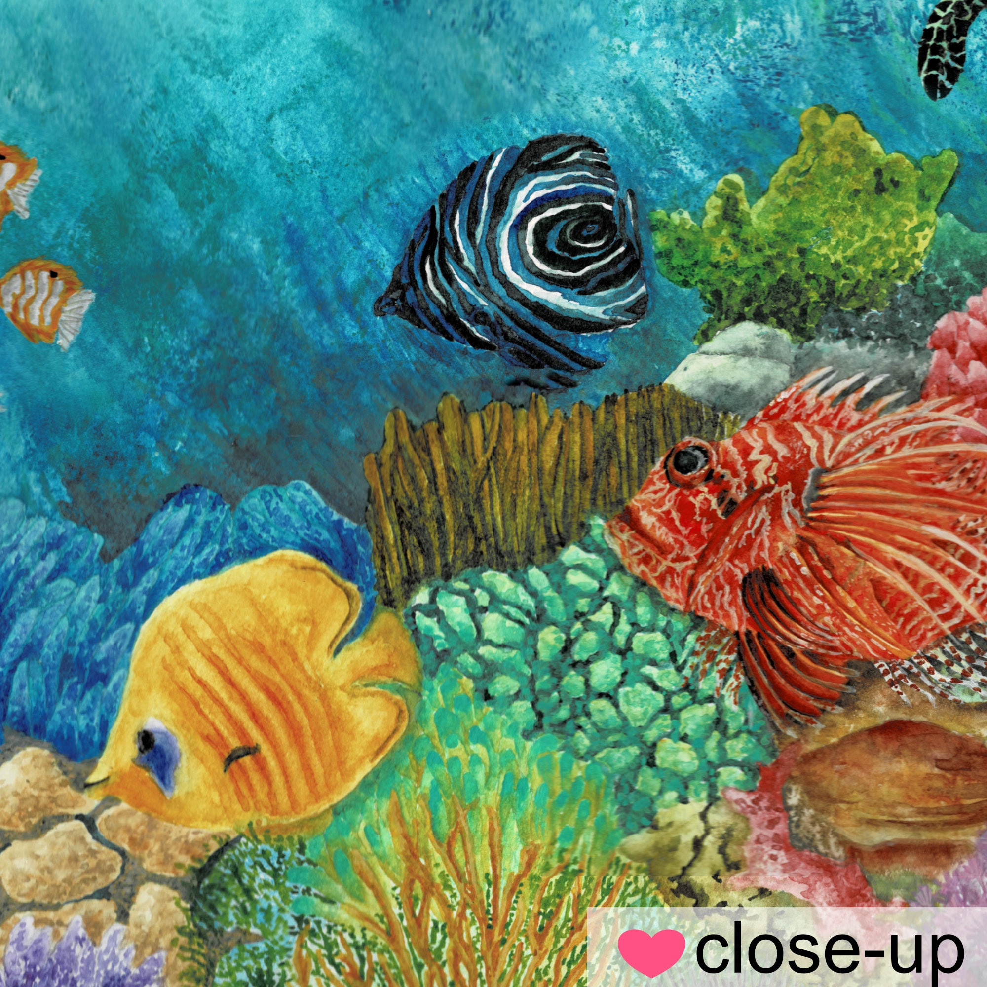 Under the Sea Wall Art Relaxing and Rejuvenating Watercolorwall Art — free download