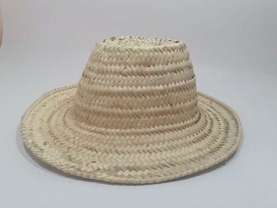 Handwoven Sun Hat 55cm Authentic Natural African Handwoven Beach Summer Sun Hat  main image 3