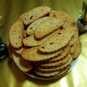 Moroccan Fekkas Cookies  - Fikkas cookies stuffed with almonds and sesame