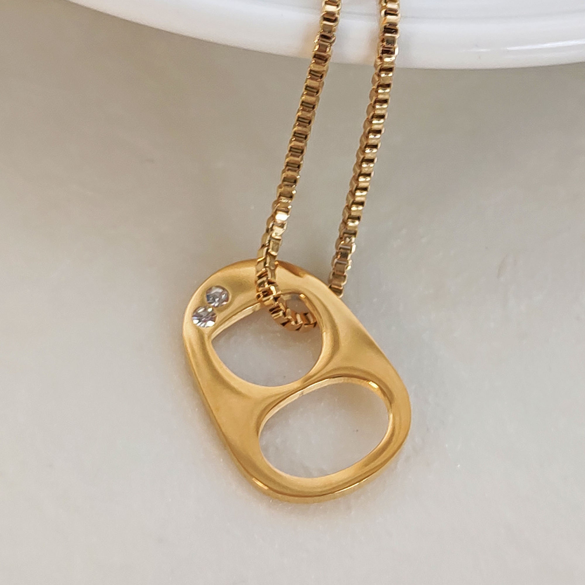 Soda Can Tab Necklace Sarah Cameron Inspired Outer Banks Etsy UK