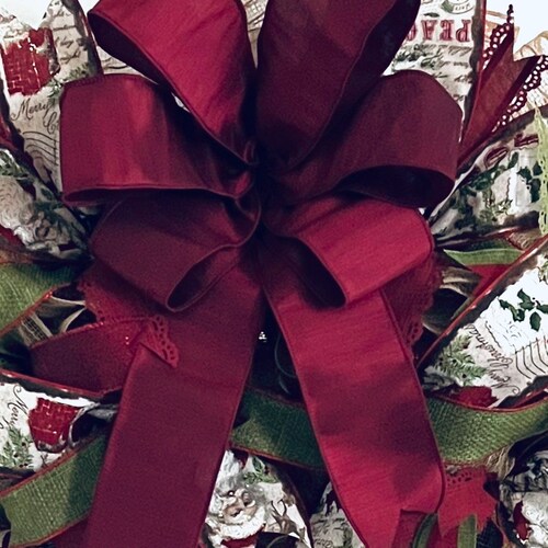 Christmas Wreath,Vintage Look Wreath, Christmas shops Gift Ides