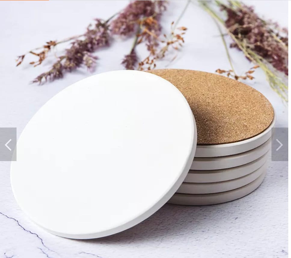 White Mdf Sublimation Blank Coasters 4 Inches, Round Square at Rs 20/piece  in New Delhi