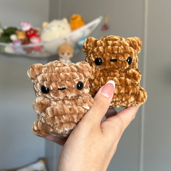 Mini ours en peluche au crochet - ours en peluche | mini peluches | fait main | peluche animal en peluche | peluche toute douce