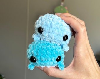 Crochet Mini Whale Plushies