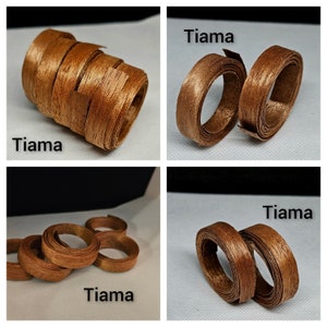 Bentwood Ring Blanks, Exotic Ring Blanks, Domestic Ring Blanks, Only Wood ring blanks Tiama