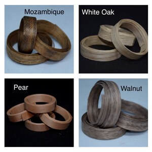 Bentwood Ring Blanks, Exotic Ring Blanks, Domestic Ring Blanks, Only Wood ring blanks Pear