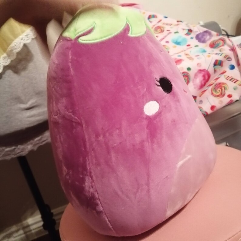12 Inch Squishmallow Glena the Eggplant 2021 New With Tags Etsy