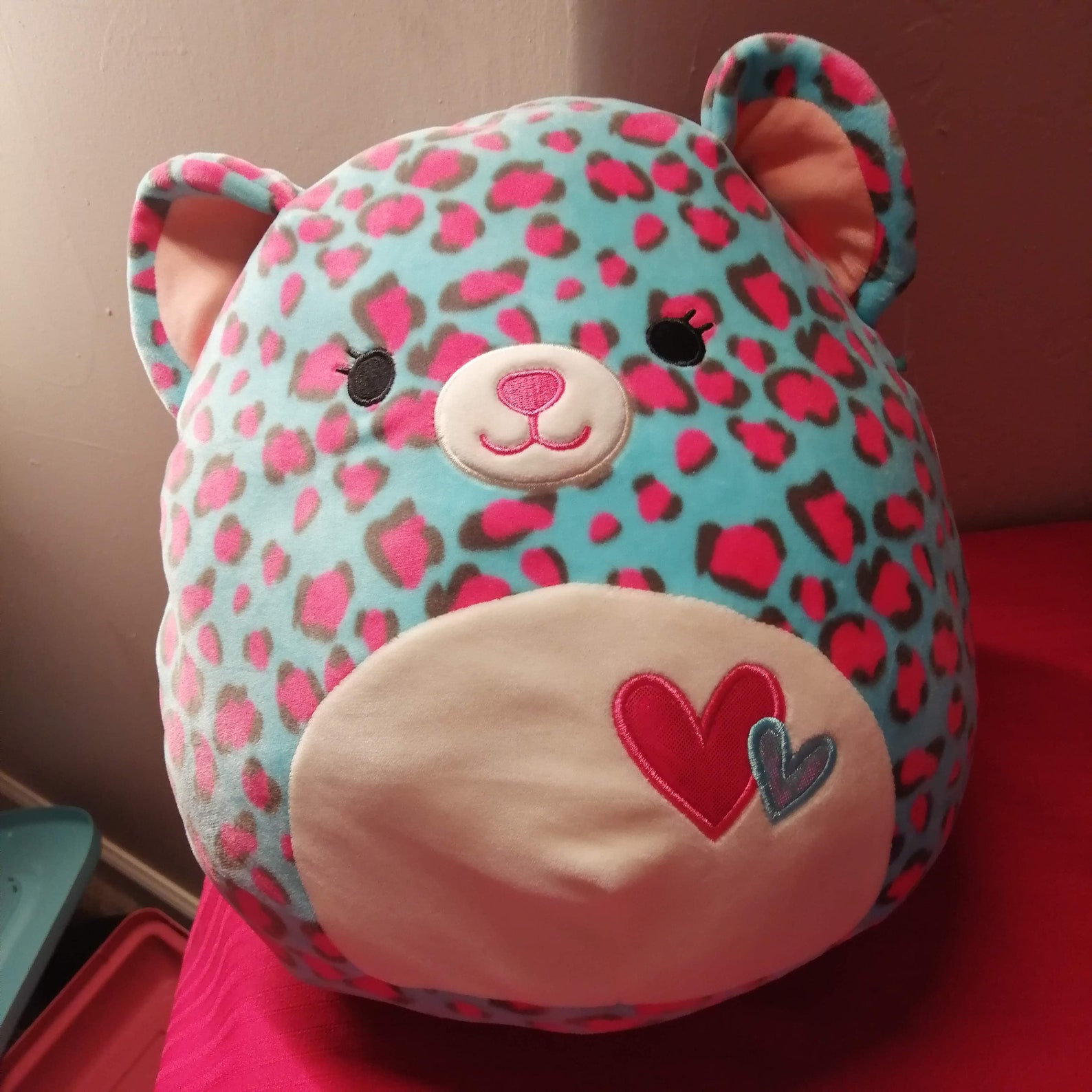 12 Inch Squishmallow NWT Valentines Leopard Chelsea | Etsy
