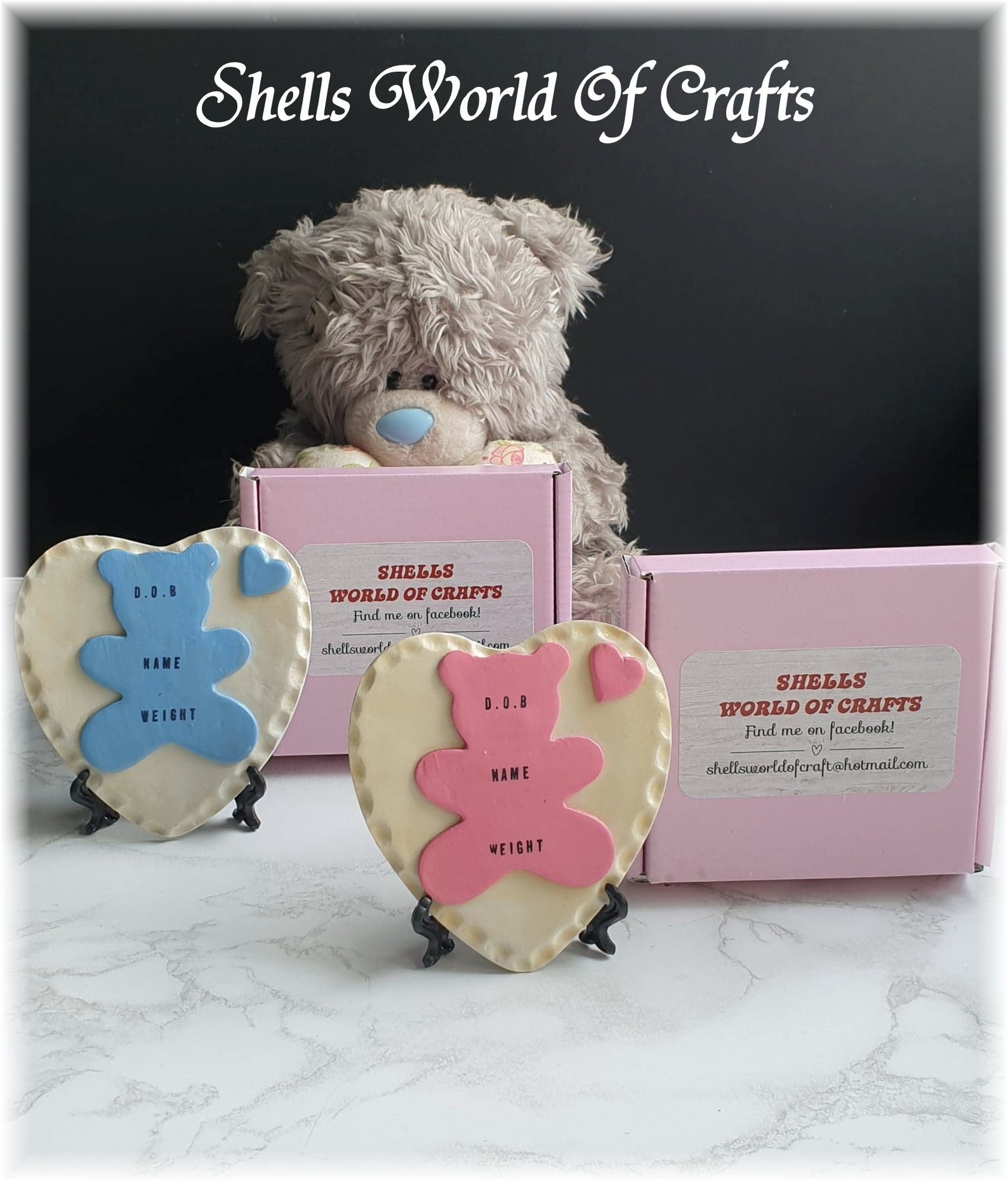 Unique Handmade New Baby Plaques With Stand Etsy