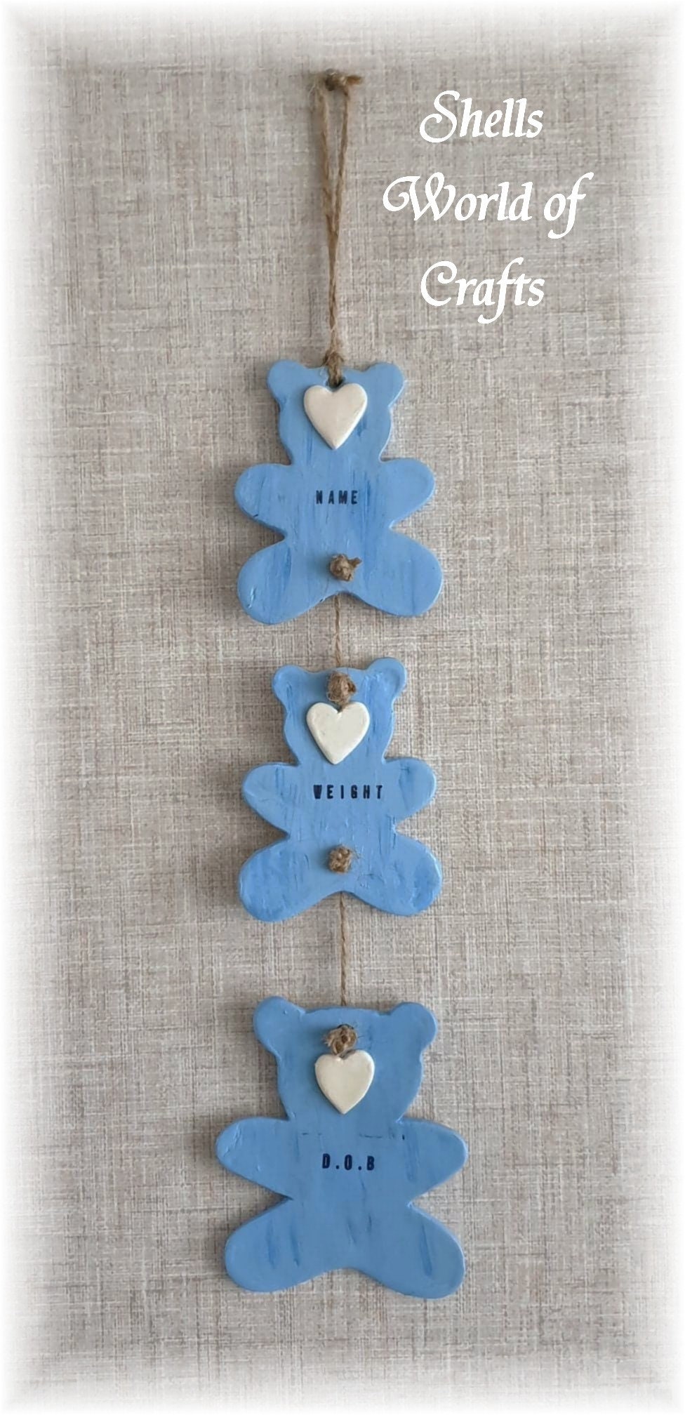 Unique Handmade New Baby Wall Hanging Etsy Nederland