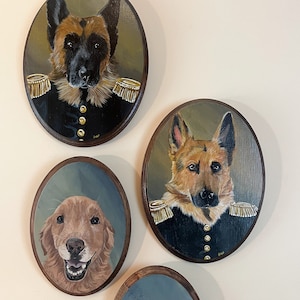 Hand Painted Pet Portrait Custom Painting from Photo