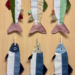 Patchwork Fish Patchwork Appliqué Trout Fish Sewing Pattern - Etsy