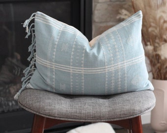 Pillow Cover, Handmade Pillow Cover, 14x20 pillow, Handmade Pillow, Cushion Cover, Couch Pillow Case, Handwoven Decorative Boho Pillow