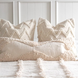 3er Set Handgewebte Boho Kissenbezüge / Kissenkombination / Kissenbezug Set / Kissenkombination / Muttertagsgeschenk / Geschenkpaket