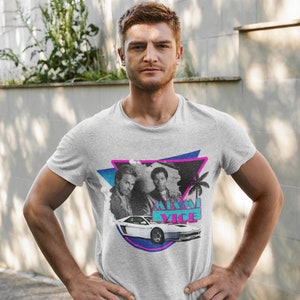 T shirt miami vice nba top