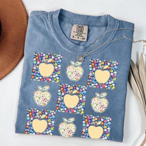 Comfort Colors Floral Summer Teacher Shirt Back to School Shirt Last Day of School Shirt Teacher Appreciation Gifts Teacher Summer