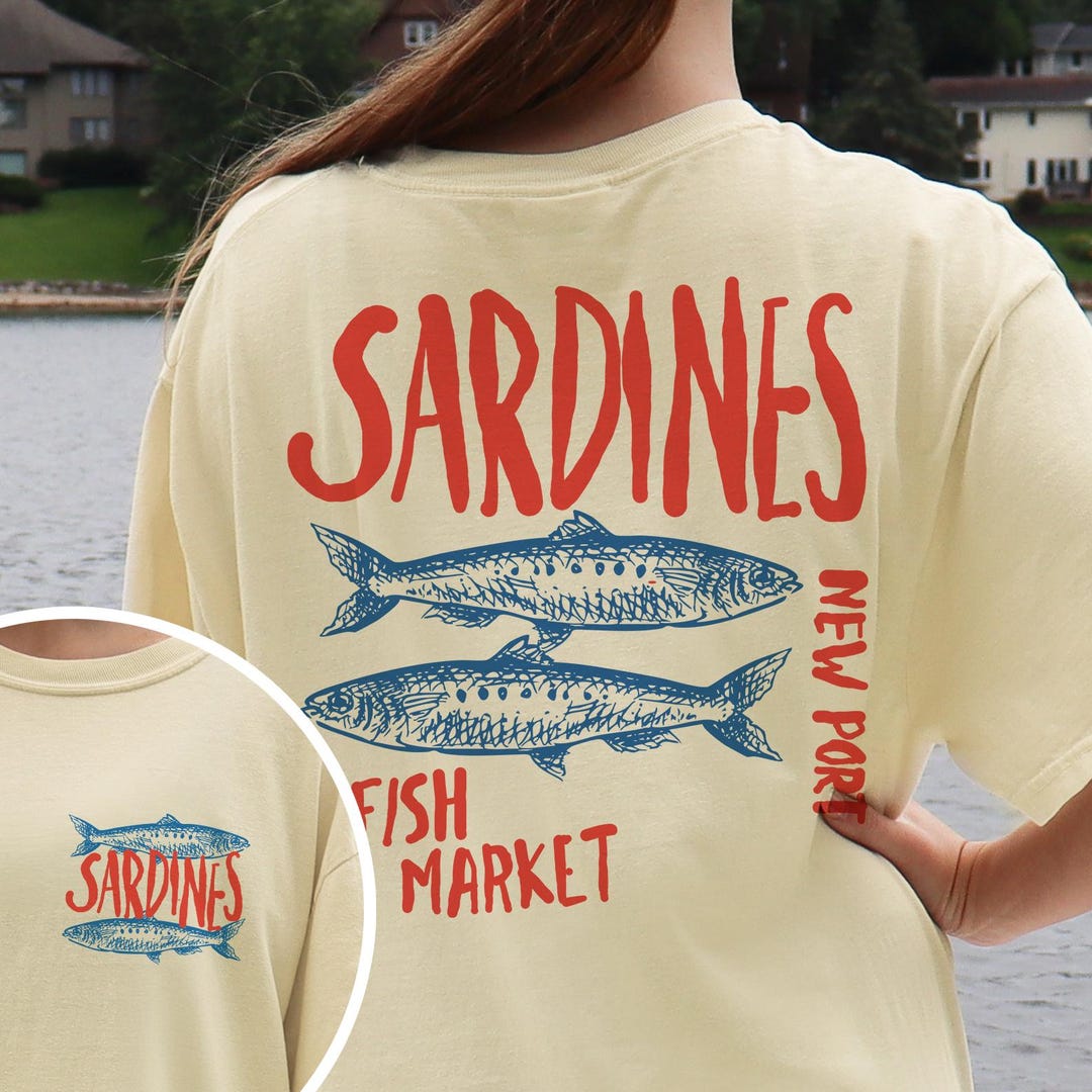 Sardines Shirt Fisherman Sweater Sardine Old Money Aesthetic
