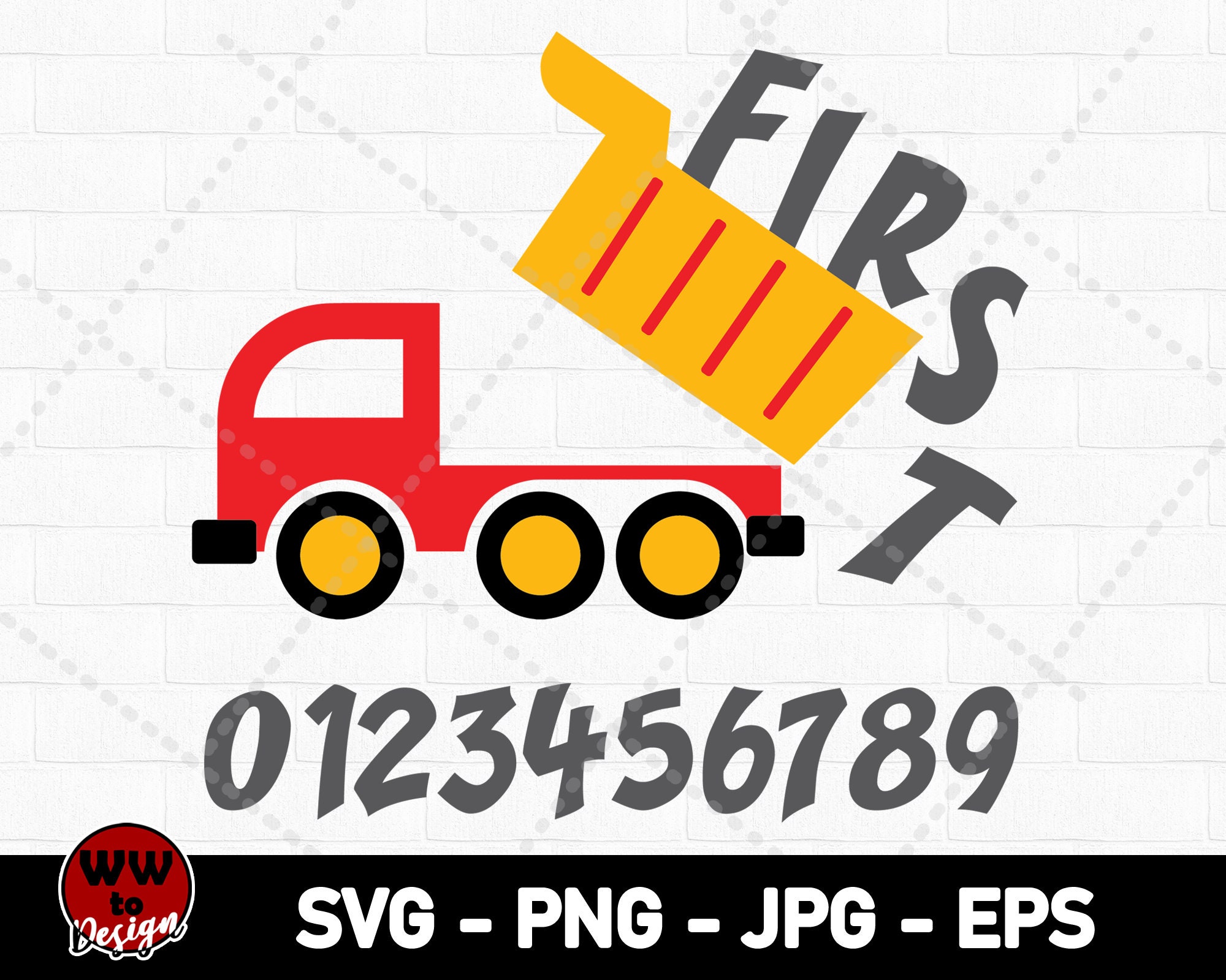 Free Free 248 Birthday Dump Truck Svg SVG PNG EPS DXF File