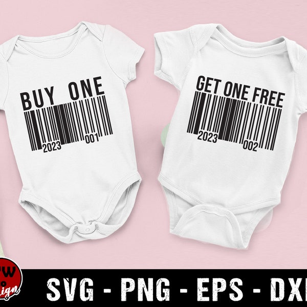 Buy One Get One Free Twins Svg, Baby Twins Shower Svg, Twins Onesie Svg,Pregnancy Announcement Svg,Cute Twins Outfits Svg,Twins New Born Svg