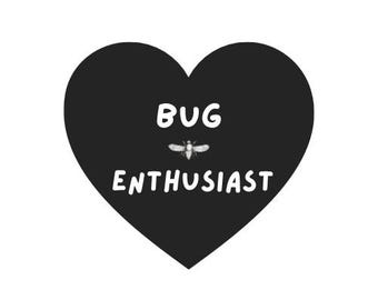 Cute Bug Enthusiast Kiss-Cut Sticker