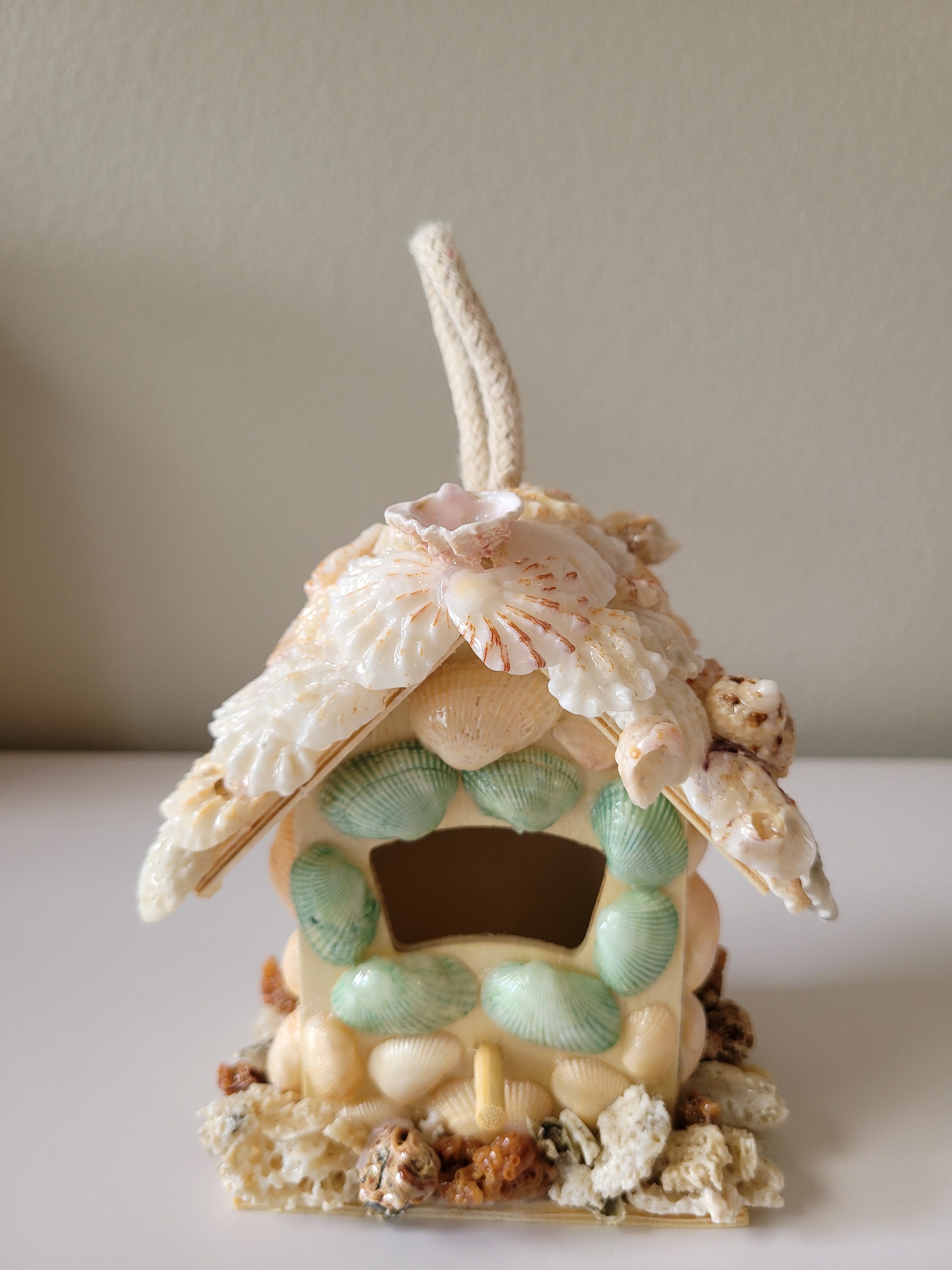 Seashell birdhouse Etsy