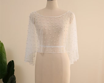 white wedding top