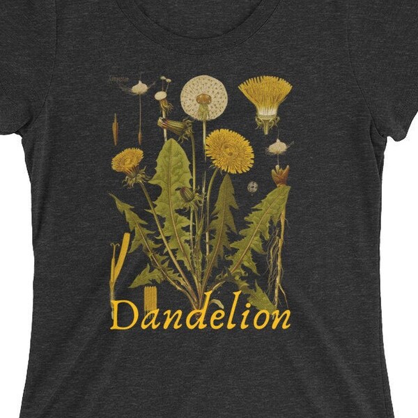 Dandelion Ladies' short sleeve t-shirt Flower and gardening t-shirt