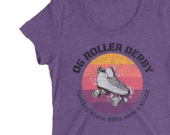 Roller Derby Damen Kurzarm T-shirt