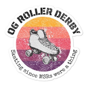 Roller Derby Bubble-vrije stickers