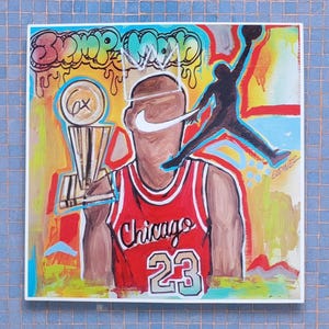 Michael Jordan Art print - Jump Man 23