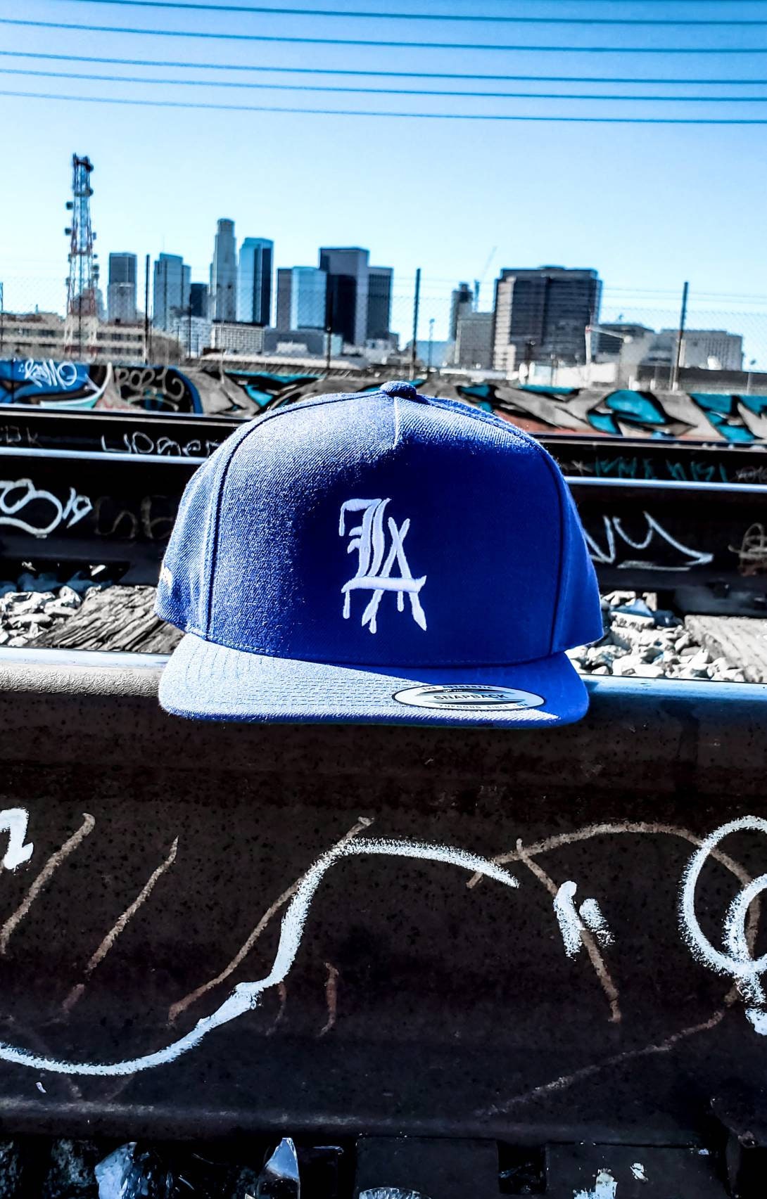 Dodgers hat Los Angeles hat L.A hat L.A logo hat Paint Etsy