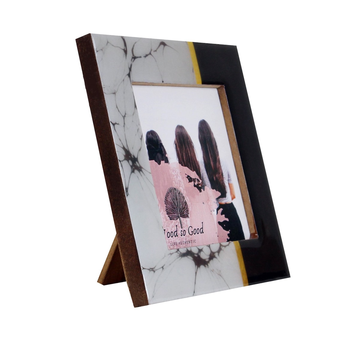 Marbella Mini tabletop frame with enameled marbling For 4x4 Etsy