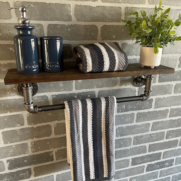 Pipe Towel Rack Etsy