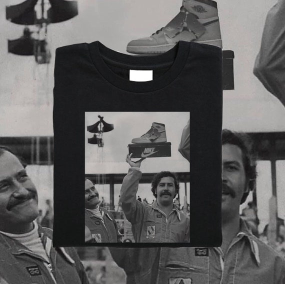 Pablo Escobar Nike Jordan 1 Camiseta - Etsy México