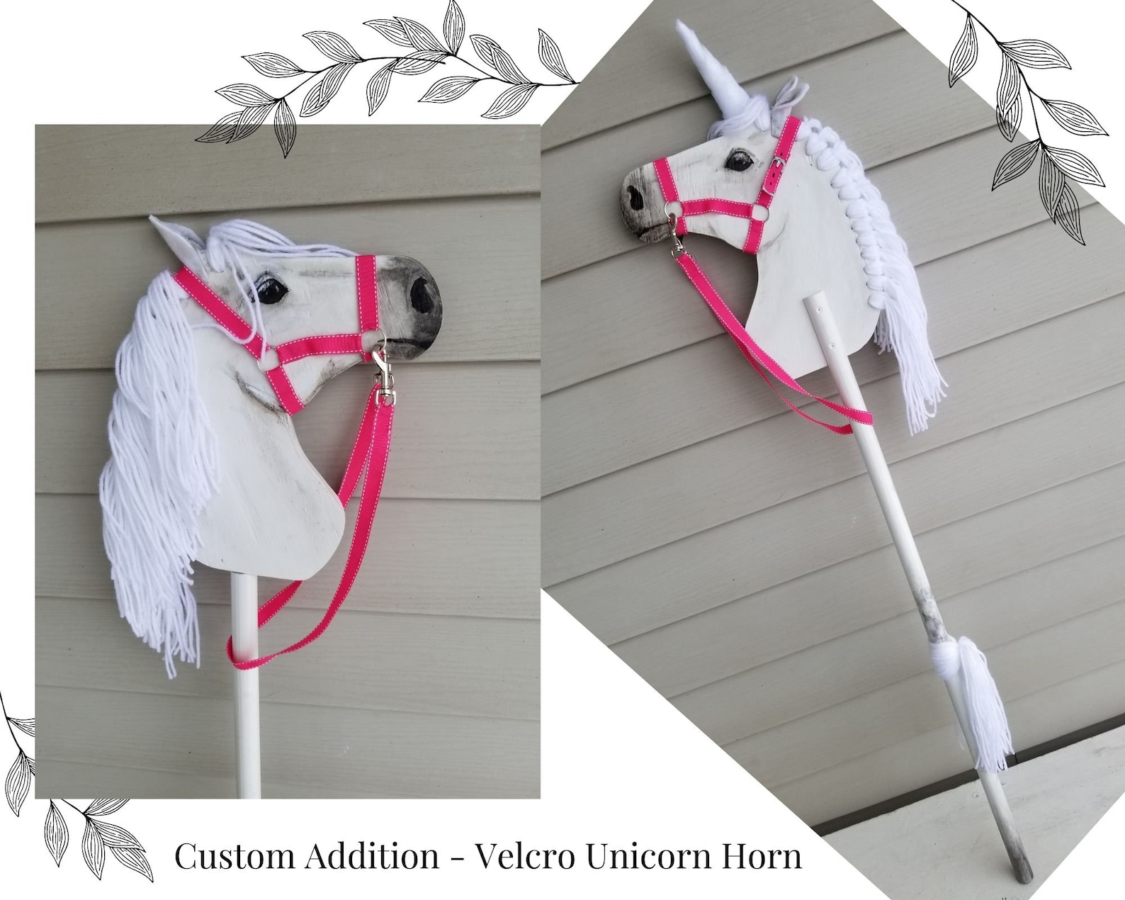 Custom Made Stick Horses Etsy