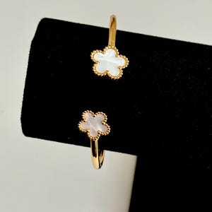 Bracciale Clover placcato oro 18k/gioiello per tutti i giorni/feste
