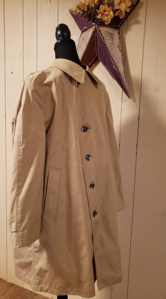 80s London Fog trench coat shell