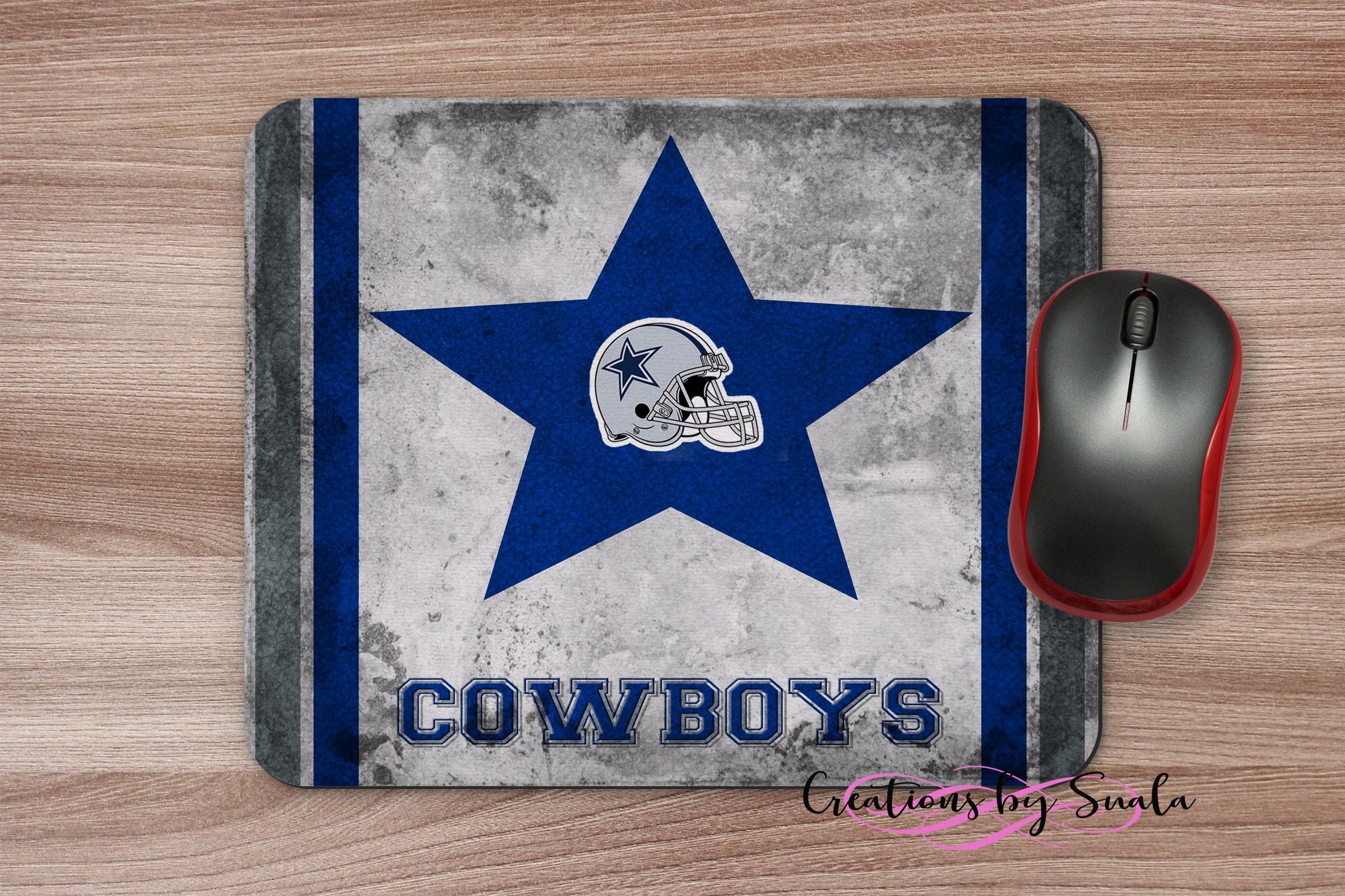 Dallas Cowboys Star Mousepad PNG Sublimación Fútbol Etsy