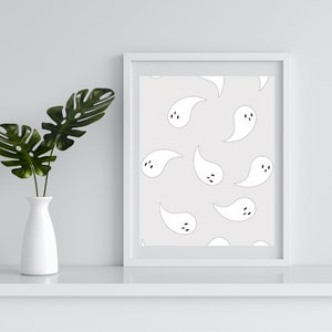 Cute Ghost  Background-Digital Download-Instant Download- Phone - Tablet - Desktop
