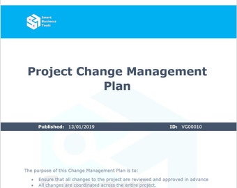 Change Management Plan Template for Effective Organizational Changes ...