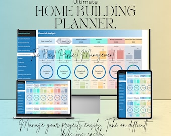 Home Building Planner: Construction Budget Excel Template