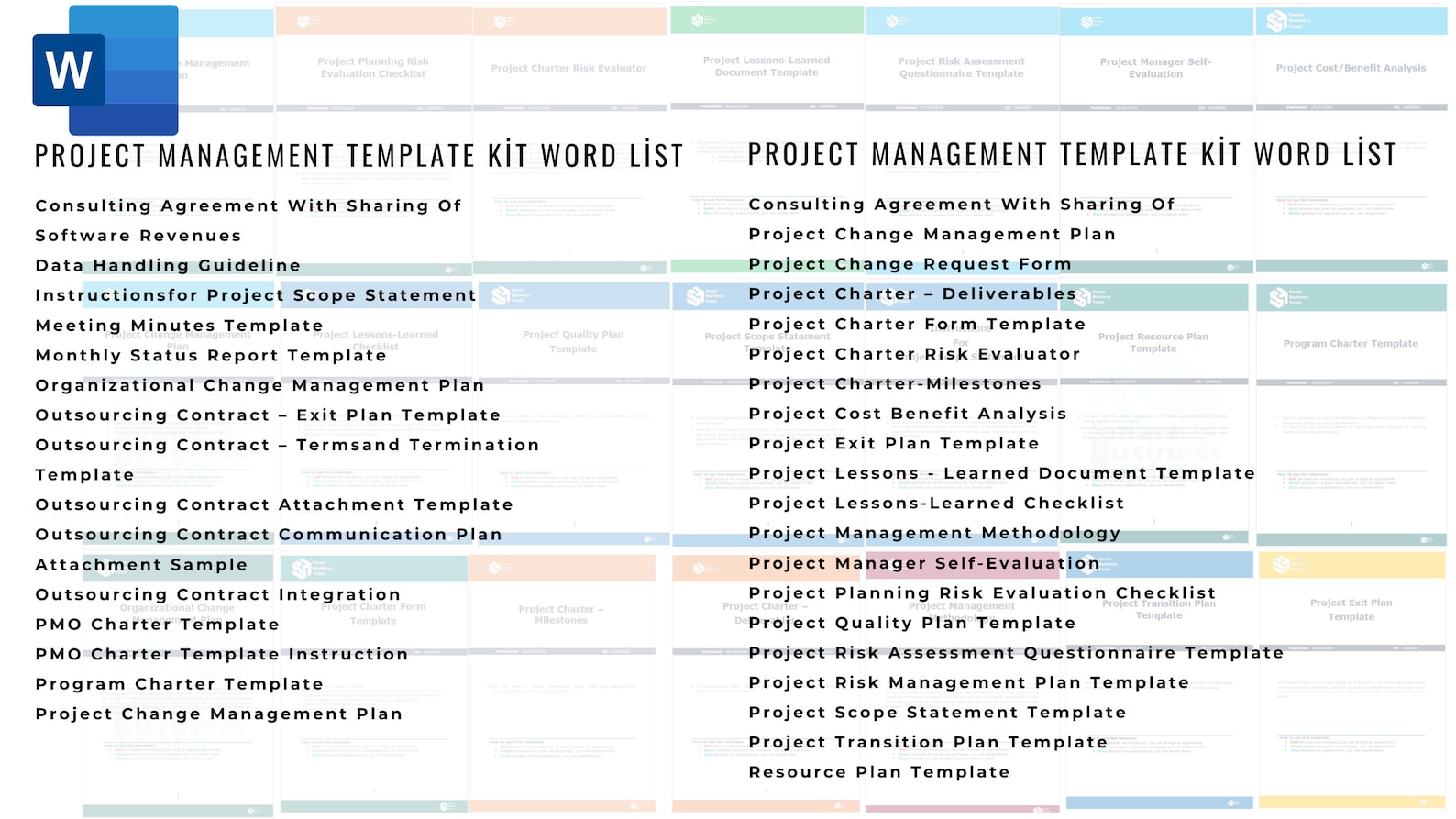 Project Management Template Kit, Gantt Chart, SWOT Analysis, Risk ...