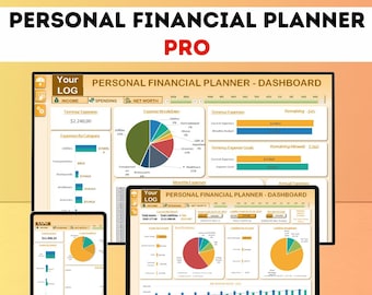 Personal Finance Planner Excel Template | Budget, Income & Expense Tracker