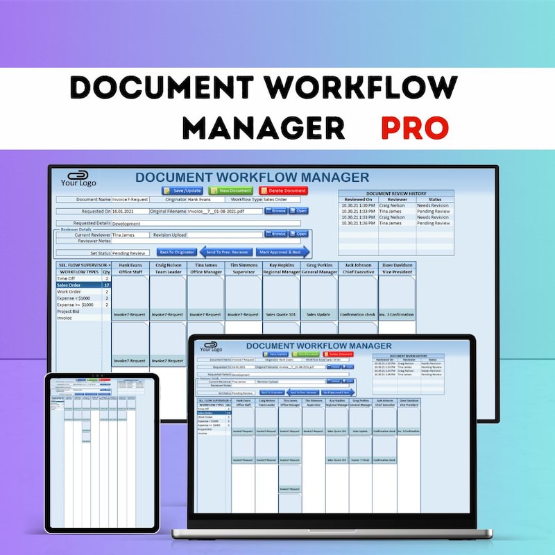 Workflow Office Manager - Etsy