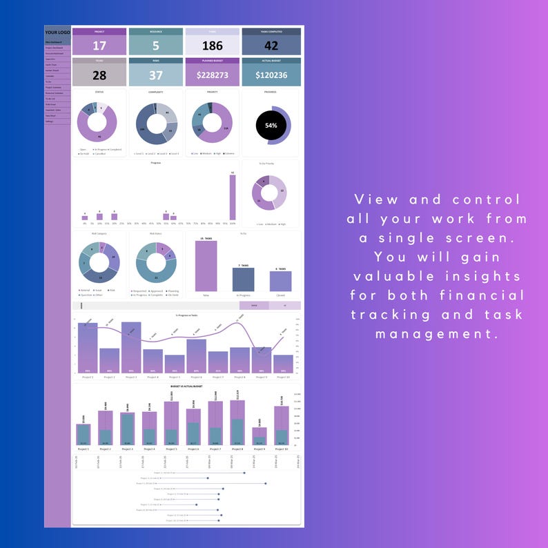 Project Management Excel Template Project Manager Task Template