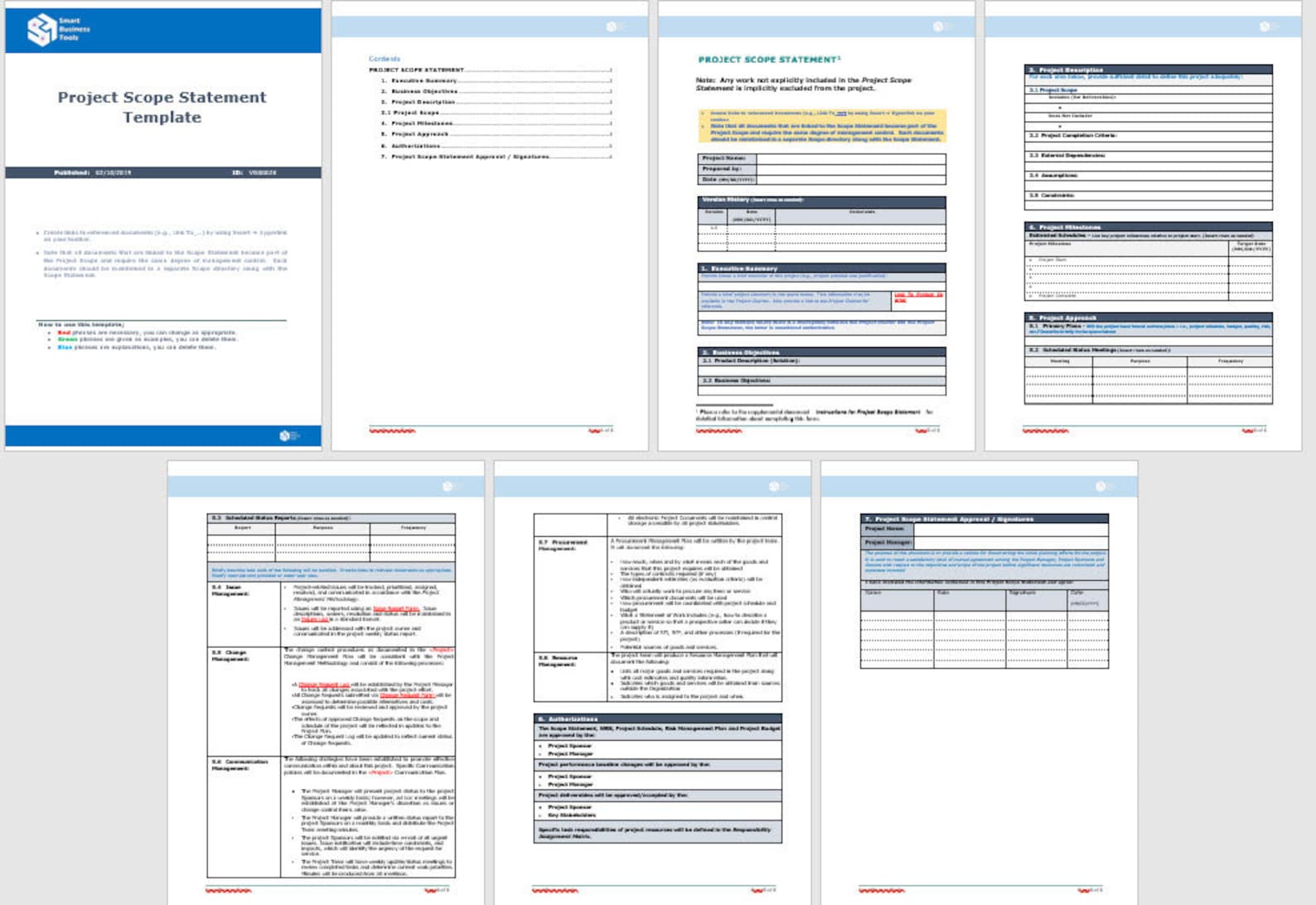 Project Scope Statement Template - Etsy